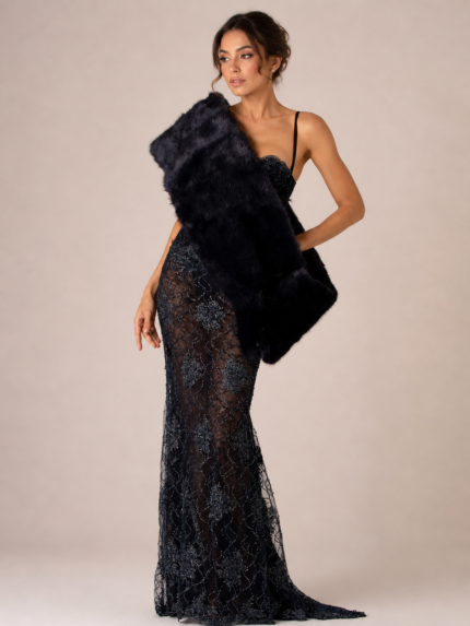 Faux fur collar